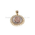 18K 10K 14K 925 Silver Jesus Pendant in Diamond Cutting Fashion Jewelry